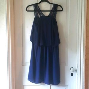 Navy blue dress